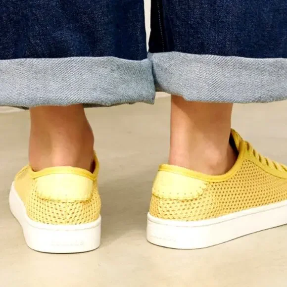 Soludos Women's Canaria Yellow The Ibiza Mesh Sneaker Size 9 - Picture 12 of 13